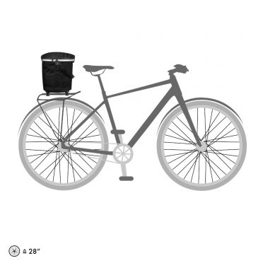 Panier vélo arrière Ortlieb Up-Town Rack City à clipser sur porte-bagages