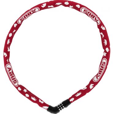 Antivol vélo chaîne à code 75 cm Abus Steel-O-Chain 4804