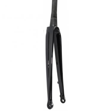 Fourche carbone EXS pour vélo de route à disque et pivot conique