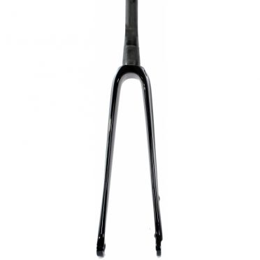 Fourche carbone EXS pour vélo de route à disque et pivot conique