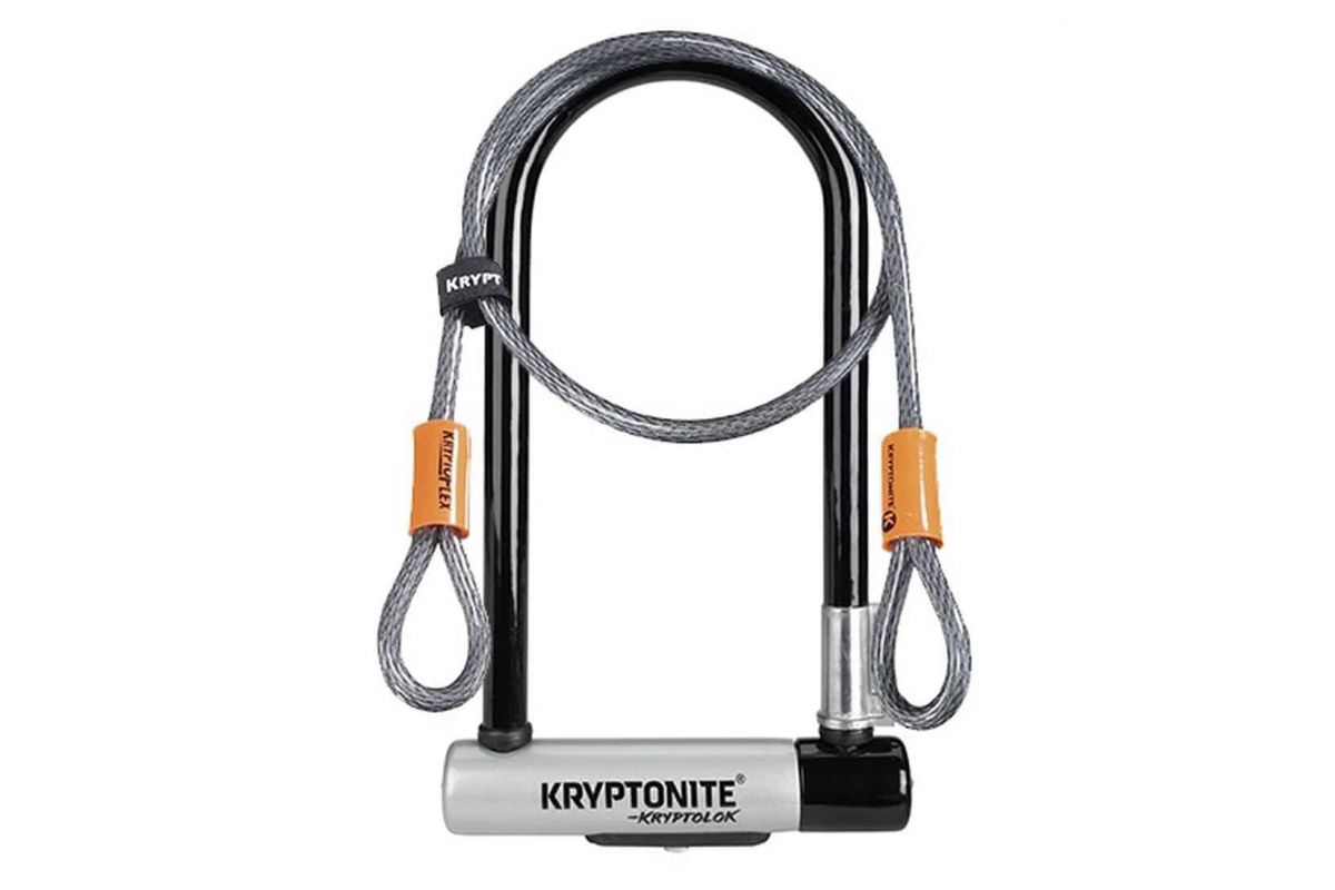 Antivol Vélo U Kryptonite Kryptolok Series 2 STD avec câble Kryptoflex