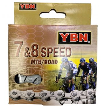 Chaîne YBN anti-rouille 7 ou 8 vitesses