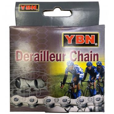 Chaîne YBN anti-rouille pour vélo à 5 ou 6 vitesses