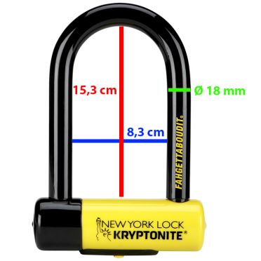 Antivol vélo U Kryptonite New York Fahgettaboudit