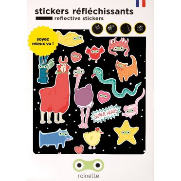 Stickers réfléchissants Rainette Super Heros