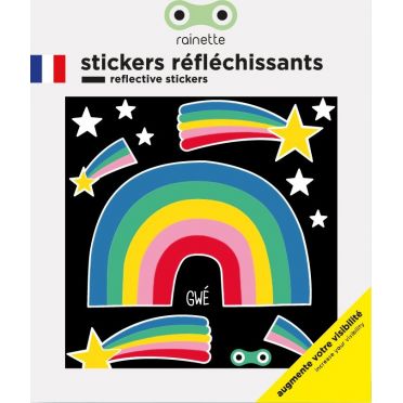 Stickers réfléchissants Rainette Arc-en-ciel by Gwé