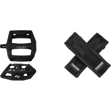 Pédales gates + Straps Fyxation