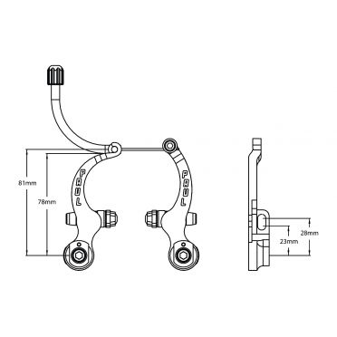 Étrier de frein Paul Component Minimoto