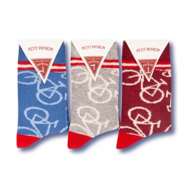 Le Patron - Chaussettes pour bébé - 'Bicycle'