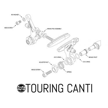 Étrier de frein Cantilever Paul Component Touring