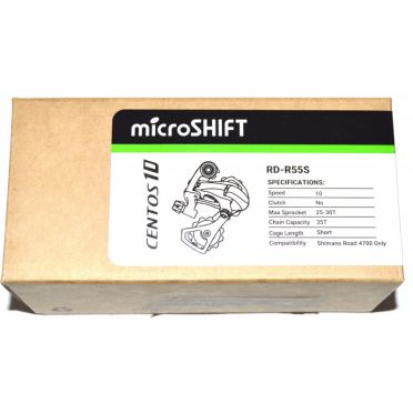 Dérailleur arrière Microshift 10 vitesses petite chape DM 35T Centos