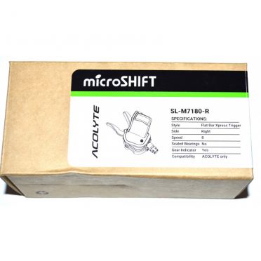 Manette VTT droite Microshift 8 vitesses Acolyte