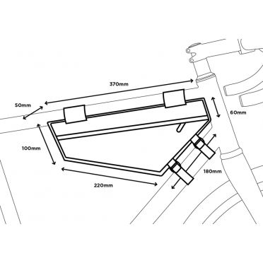 Sacoche de cadre Restrap Race Frame Bag