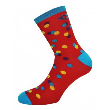 Chaussettes Cinelli Caleido DotsRouge
