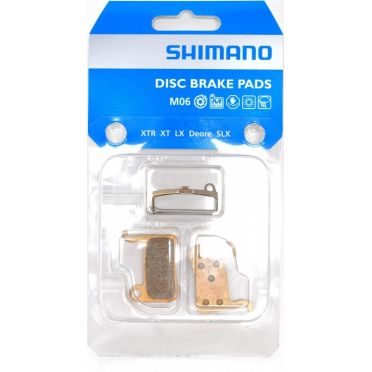 Paire de plaquettes de frein métal Shimano M06