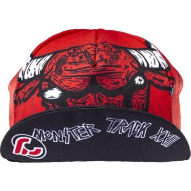 Casquette cycliste Cinelli Monster Track'22 Red