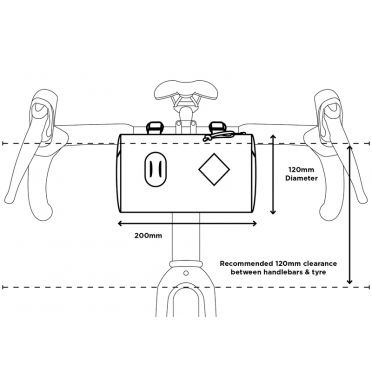 Sacoche de guidon Restrap Canister