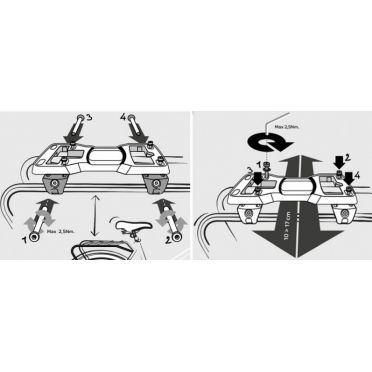 Support MIK pour porte-bagages Carrier Plate