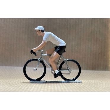 Figurine cycliste Roger - Maillot Blanc