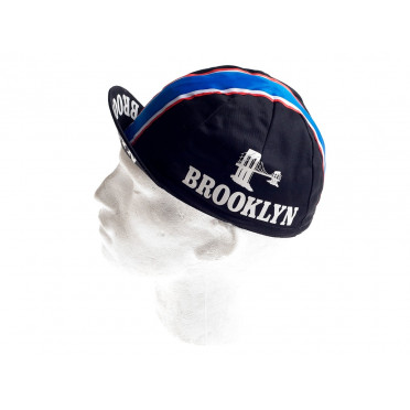 Casquette cycliste vintage - Brooklyn Black