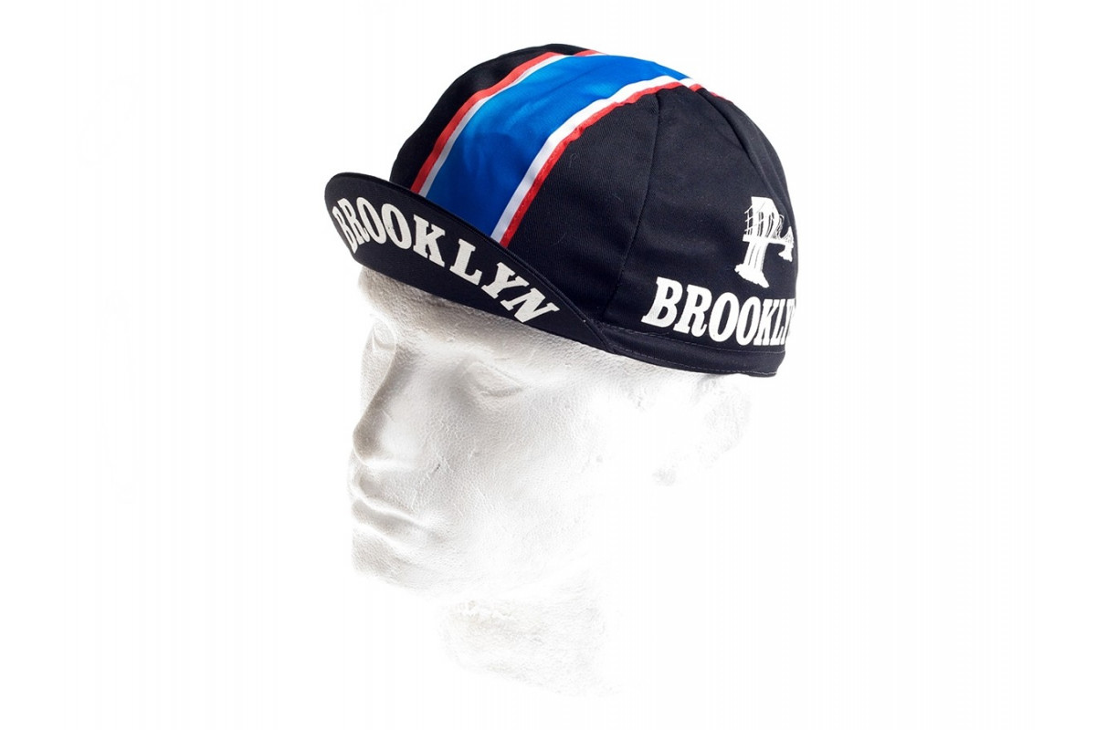 Casquette cycliste vintage Brooklyn Black