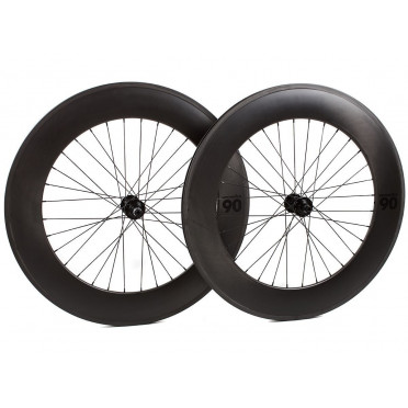 Roues à rayons BLB NOTORIOUS Carbone Noir