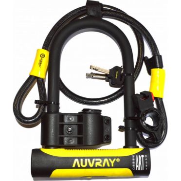 Antivol de vélo U Auvray U Roc avec câble