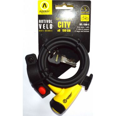 Antivol spiral Auvray Combi D8 150 cm