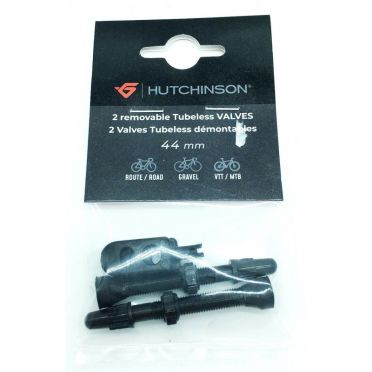 Paire de valves Tubeless Hutchinson 44 mm