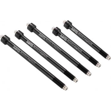 Axe thru-axle avec filetage pour rack Minoura Davos
