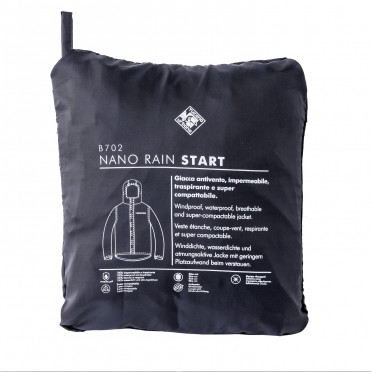 Veste de vélo imperméable compacte Tucano Urbano Nano Rain Start