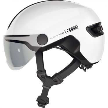 Casque vélo urbain à visière Abus HUD-Y ACE à éclairage Intégré