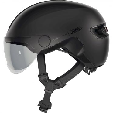 Casque vélo Urbain à visière Abus HUD-Y ACE à Eclairage Intégré