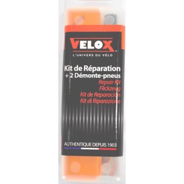 Kit de réparation crevaison Vélox et démonte-pneus