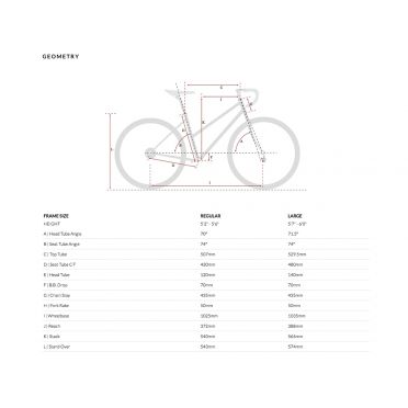 Vélo 6KU Helen 16 SPD Champagne 2023