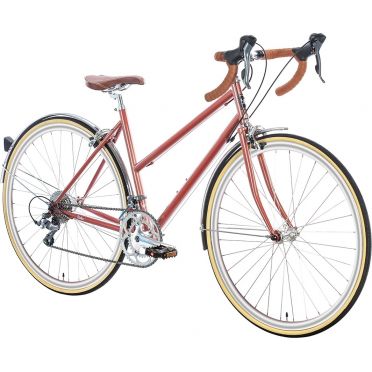 Vélo de randonnée 16 vitesses 6KU Helen Rose Gold