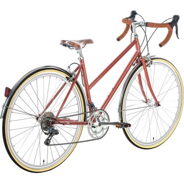 Vélo de randonnée 16 vitesses 6KU Helen Rose Gold