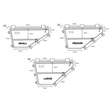 Sacoche de cadre Restrap Full Frame Bag S - 6L