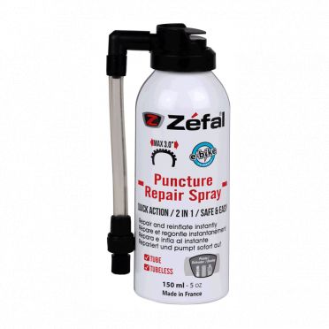 Bombe anti-crevaison Zefal pour pneu grosse section