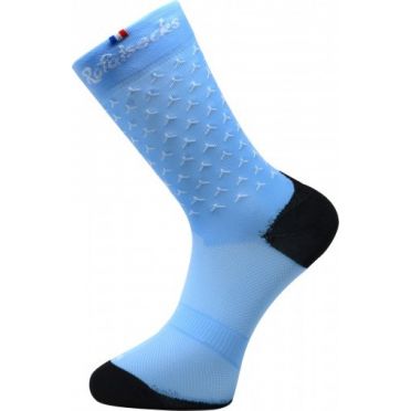 Paire de chaussettes cycliste Rafa'L Classico - Sky Blue