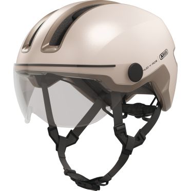 Casque vélo urbain à visière Abus HUD-Y ACE à éclairage Intégré