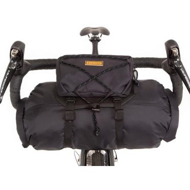 Sacoche de guidon Restrap + Poche Small Black Orange