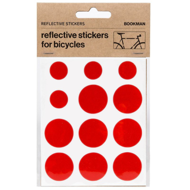 Réflecteurs Sticky BOOKMAN Rouge