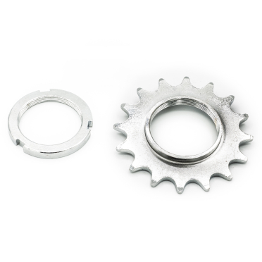 Pack pignon fixe 17 dents + contre écrou BeastyBike