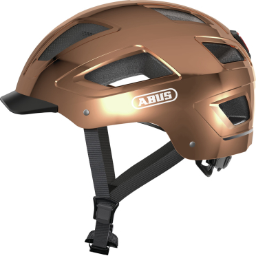 Casque vélo Abus Hyban 2.0 édition limitée Chrome & Chrome Rosé