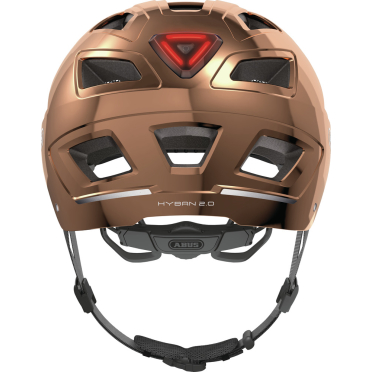 Casque vélo Abus Hyban 2.0 édition limitée Chrome & Chrome Rosé