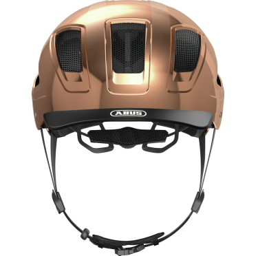 Casque vélo Abus Hyban 2.0 édition limitée Chrome & Chrome Rosé