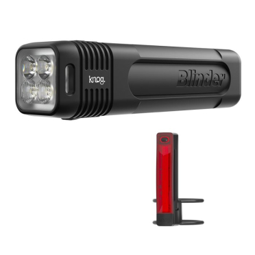 Combo éclairage vélo avant et arrière Knog Blinder Pro