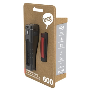 Combo éclairage vélo avant et arrière Knog Blinder Pro