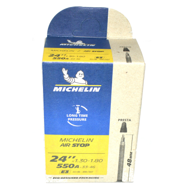 Chambre à air Michelin E4 24" 550A x 37-47 Presta 29mm